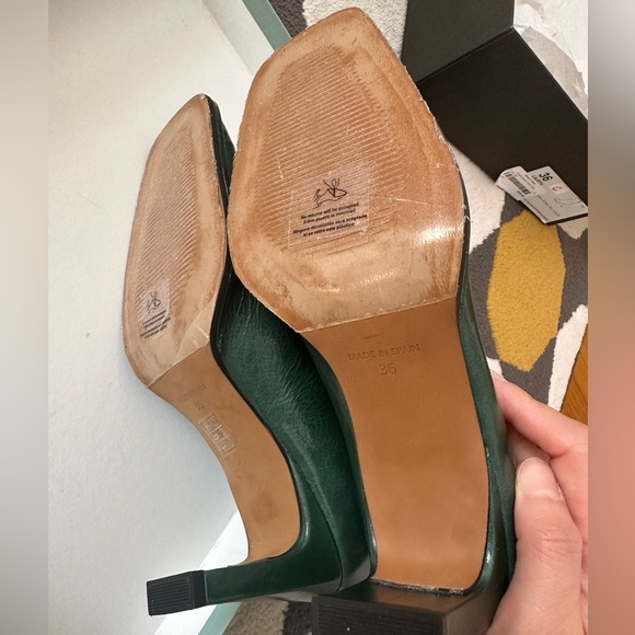 Very beauty Green leather boots - Picture 6 of 6